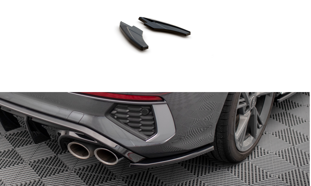 Lames De Pare-Chocs Arrière Latérales V.2 Audi S3 Sedan 8Y AU-S3-8Y-S-RSD2G