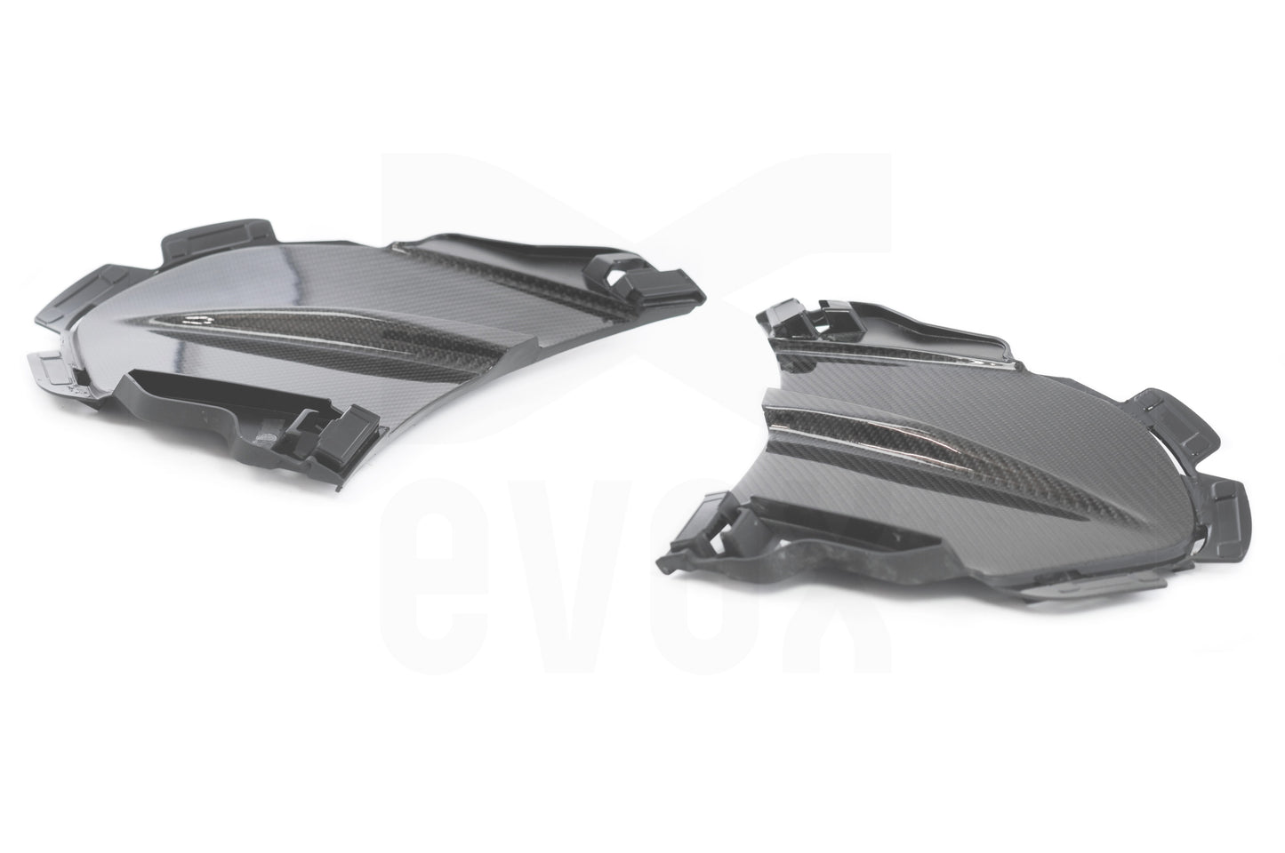 EVOX Déflecteurs Pare-Chocs Avant en Carbone Alpine A110 (la paire)