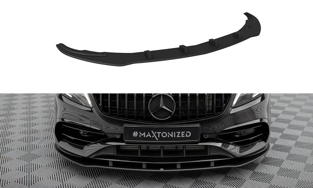 Street Pro Lame Du Pare-Chocs Avant Mercedes-Benz A AMG-Line W176 Facelift MEA176FAMGLINECNC-FD1B