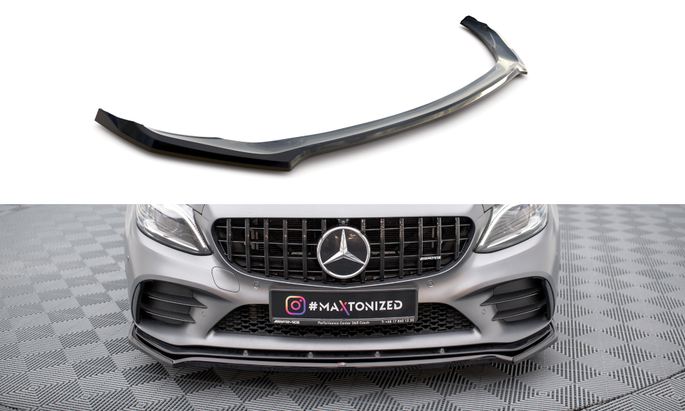 Lame Du Pare-Chocs Avant V.1 Mercedes-AMG C43 Coupe / Sedan C205 / W205 Facelift ME-C-205F-43-C-FD1G