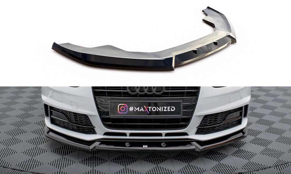Lame Du Pare-Chocs Avant V.1 Audi A4 Competition B8 Facelift AU-A4-B8F-COMP-FD1G