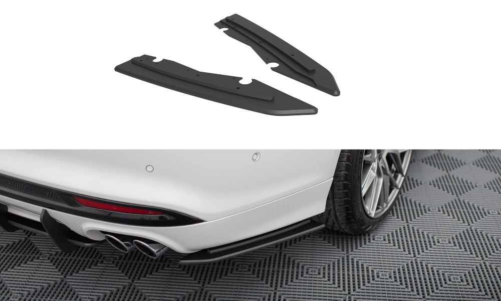 Street Pro Lame Du Pare Chocs Arriere Ford Mondeo Sport Mk5 Facelift / Fusion Sport Mk2 Facelift FOMO5FSPORTCNC-RSD1BRB