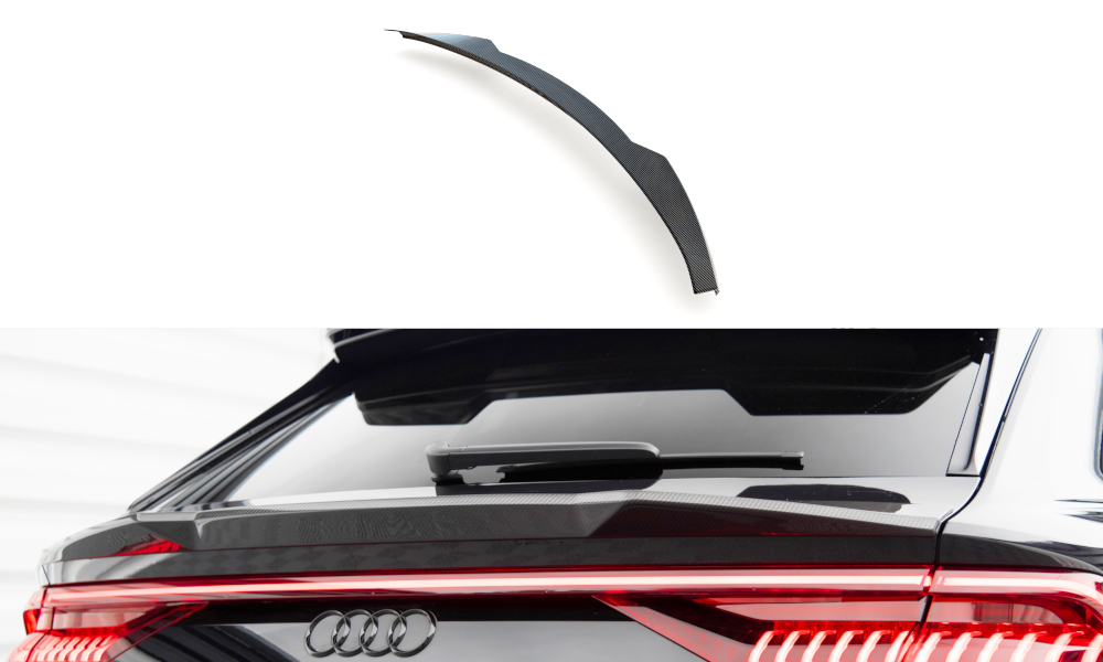 Carbon Fiber Becquet de hayon (Plus Bas) Audi RSQ8 / SQ8 / Q8 S-Line Mk1 CF-AU-RSQ8-1-H1-245-P