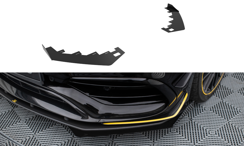 Front Flaps Mercedes-AMG CLA 45 Aero C117 Facelift MECLA117AMGAEROCNC-FSF1G