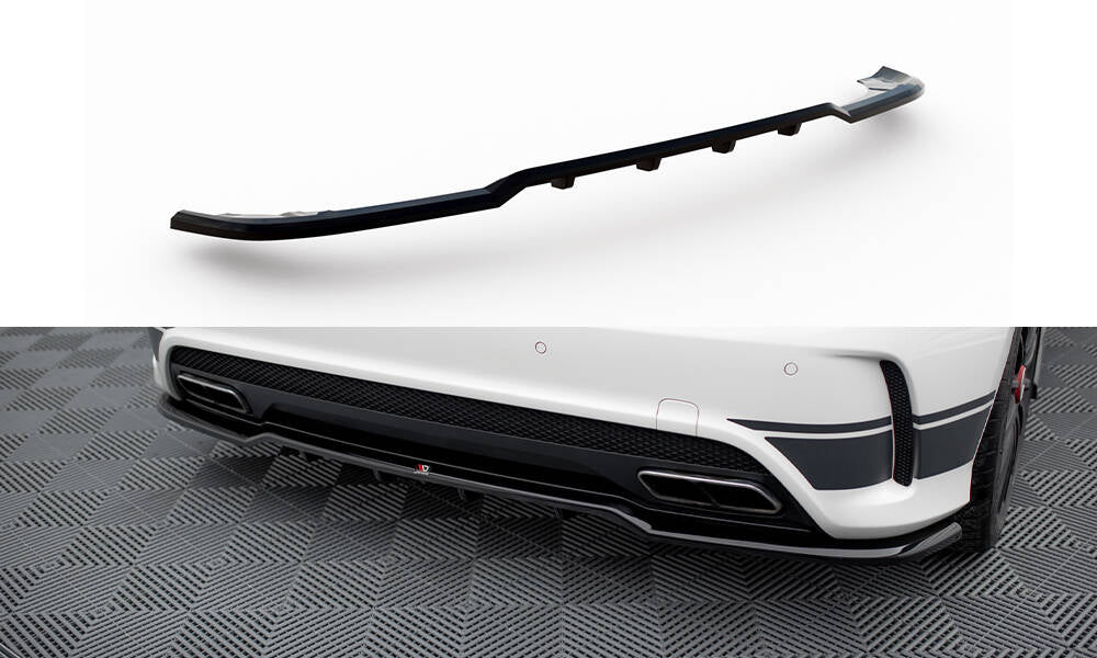 Central Arriere Splitter (avec une barre verticale) Mercedes-Benz A45 AMG W176 ME-A45-W176-RD1G+RD2G