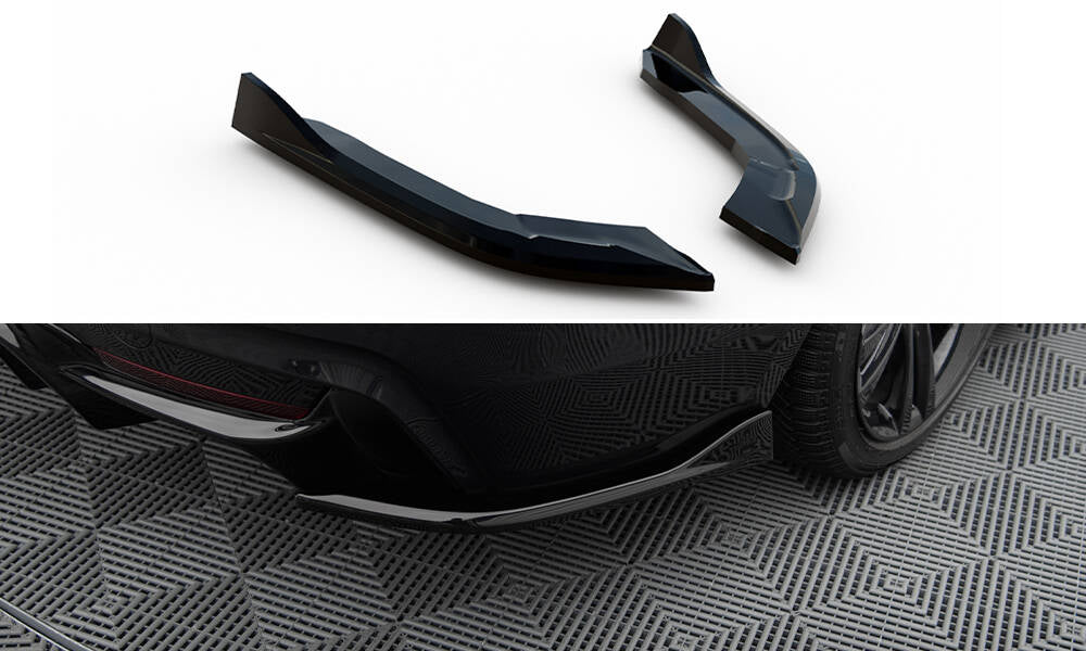 Lames De Pare-Chocs Arrière Latérales V.1 BMW 4 Gran Coupe M-Pack F36 BM-4-F36-GC-MPACK-RSD1G