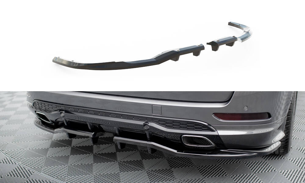Central Arriere Splitter (avec une barre verticale) Ford S-Max ST-Line Mk2 FO-SMAX-2-STLINE-RD1G+RD2G
