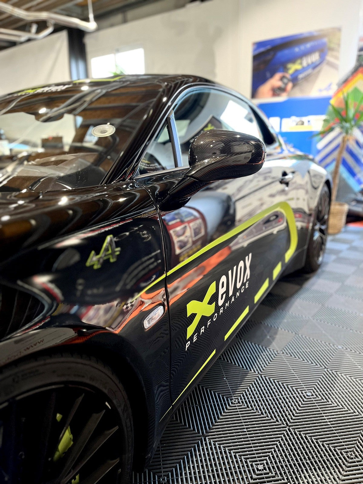 EVOX Coques de Rétroviseurs SuperSport en Carbone Alpine A110 (II)