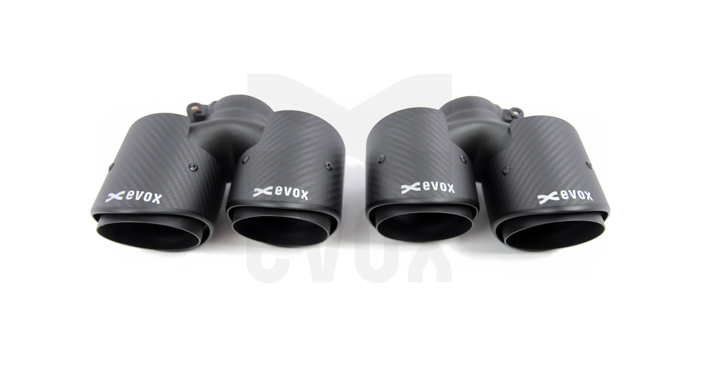 EVOX Sorties Silencieux Carbone Porsche 991 3.4L (non PSE)