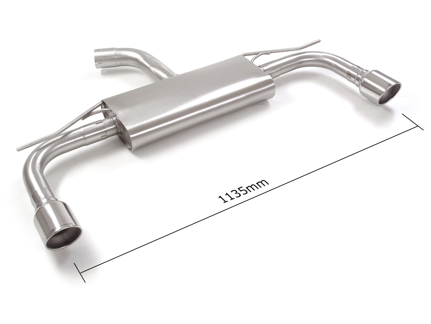 Silencieux arrière duplex Ragazzon en Inox (50.1020.61)