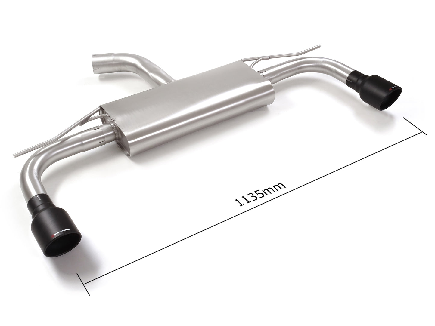 Silencieux arrière duplex Ragazzon en Inox (50.1020.61B)