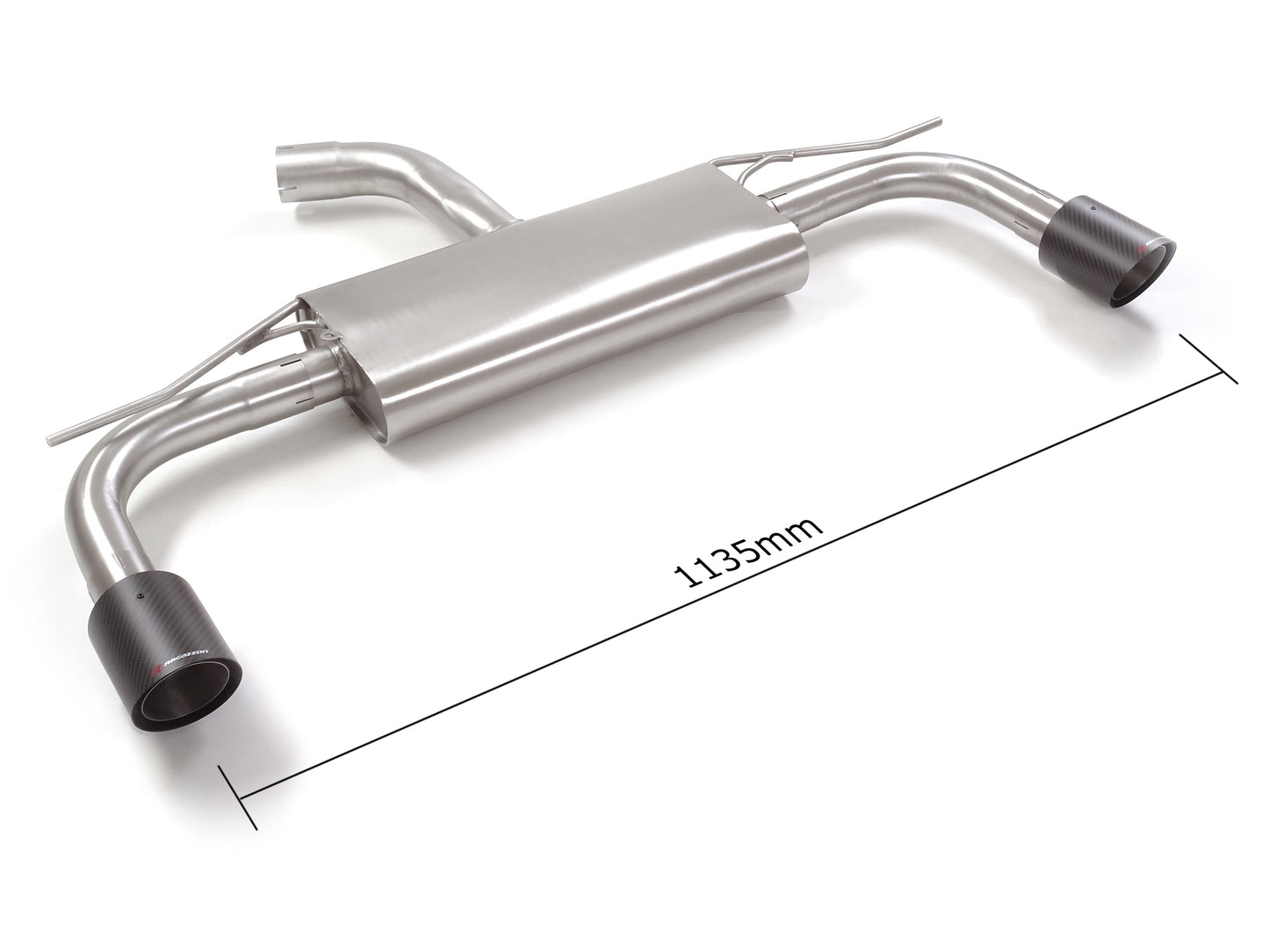 Silencieux arrière duplex Ragazzon en Inox (50.1020.74)