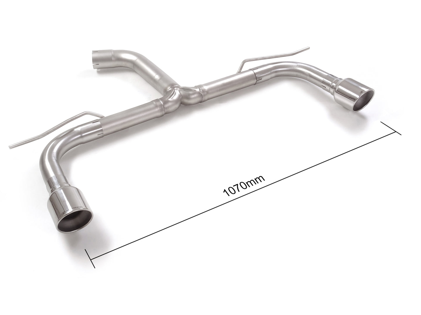 Tube arrière duplex Ragazzon en Inox (50.1026.61)