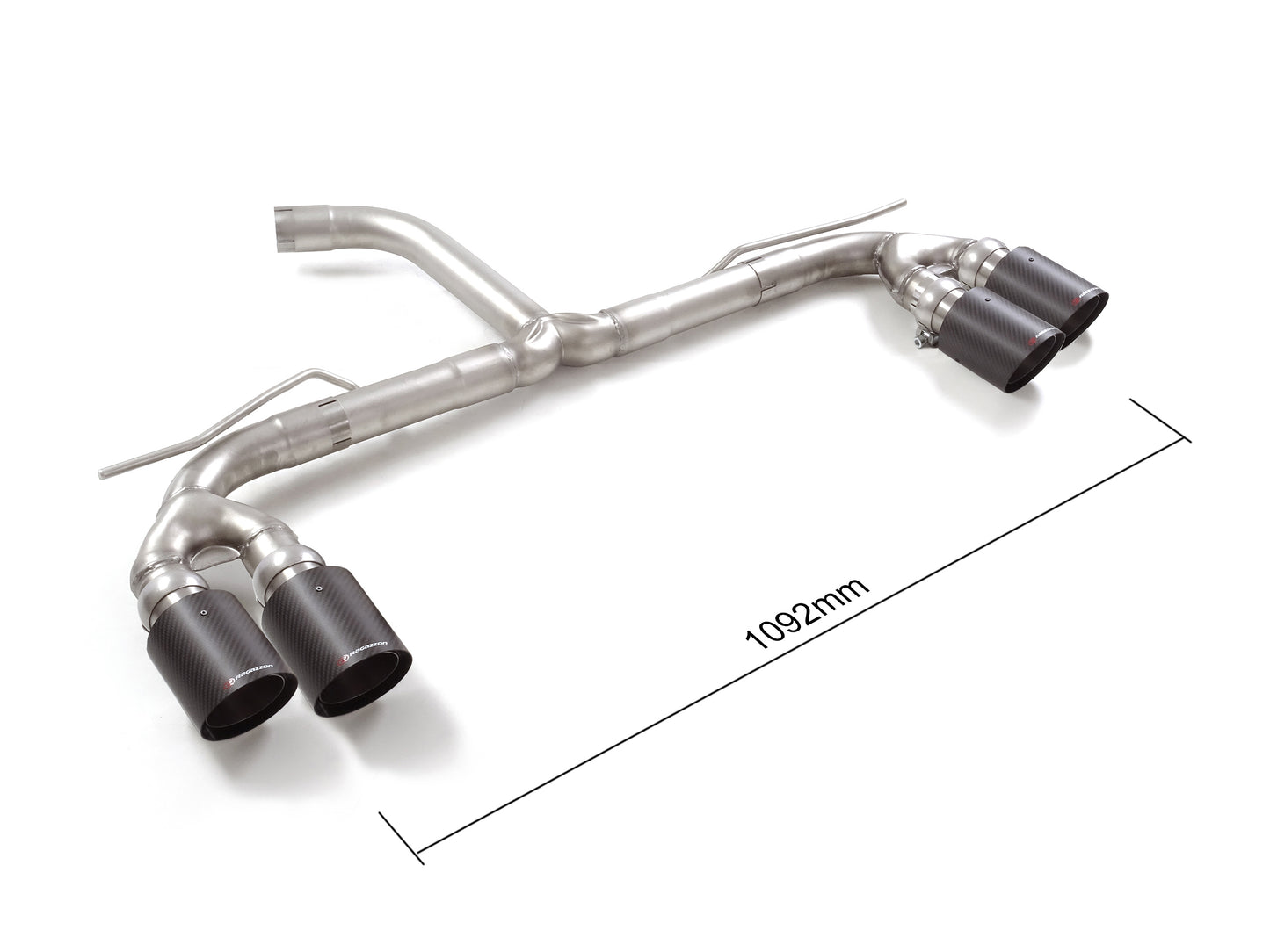 Tube arrière duplex Ragazzon en Inox (50.1110.84)