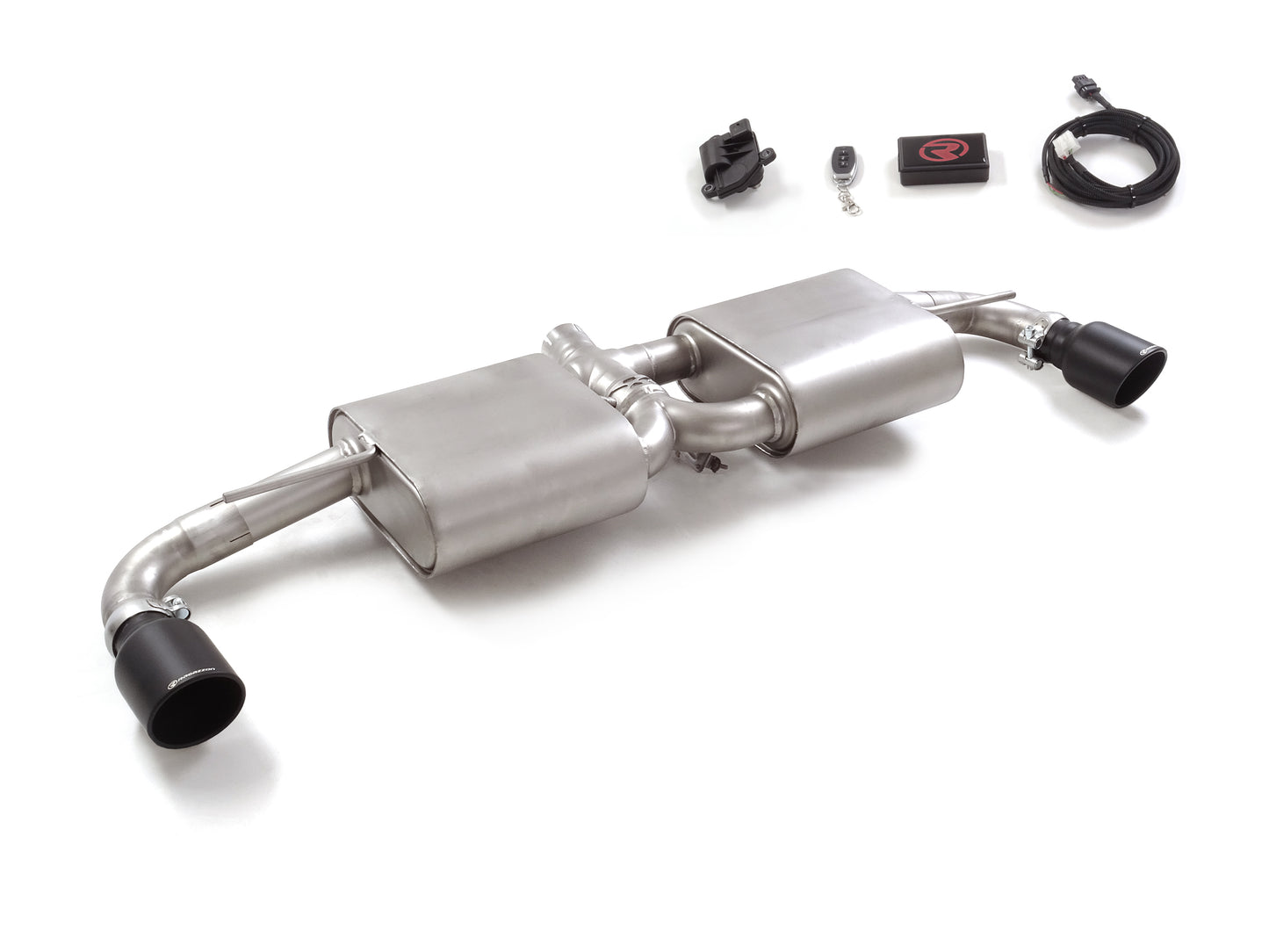 Silencieux arrière duplex Ragazzon en Inox (50.1119.61B)