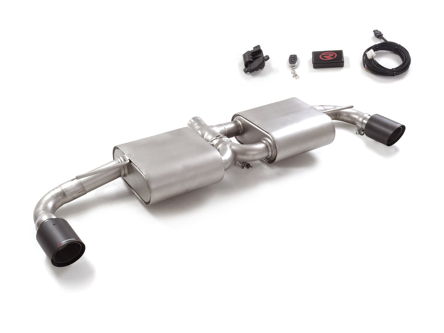 Silencieux arrière duplex Ragazzon en Inox (50.1119.74)