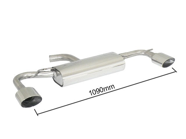 Silencieux arrière duplex Ragazzon en Inox (50.0281.12)