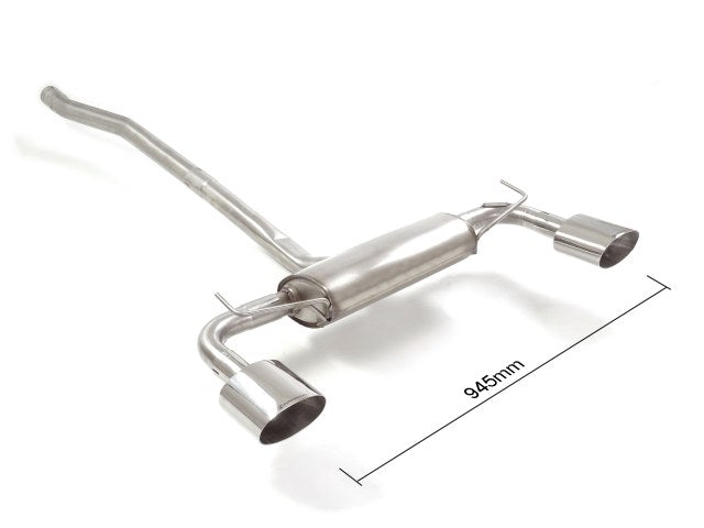 Silencieux arrière duplex Ragazzon en Inox (50.0552.12)