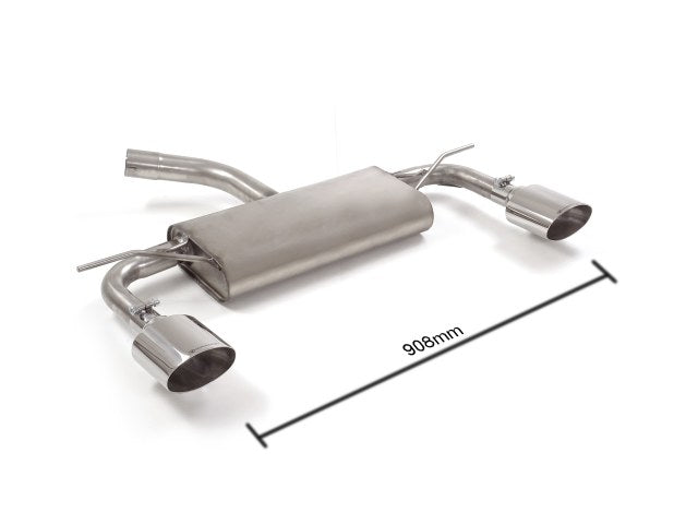 Silencieux arrière duplex Ragazzon en Inox (50.0568.12)