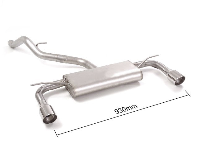 Silencieux arrière duplex Ragazzon en Inox (50.0855.61)