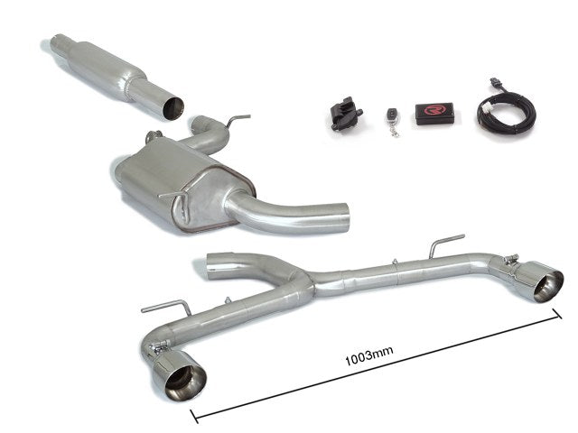 Echappement à valves Ragazzon avec suppression du silencieux arrière (50.0701.61)