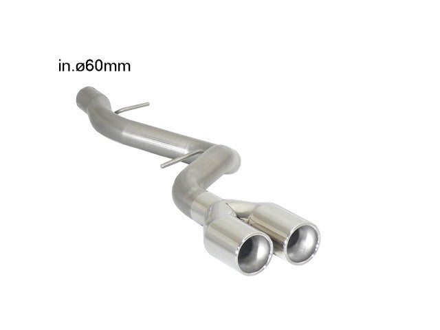 Tube arrière duplex Ragazzon en Inox (50.0403.26)