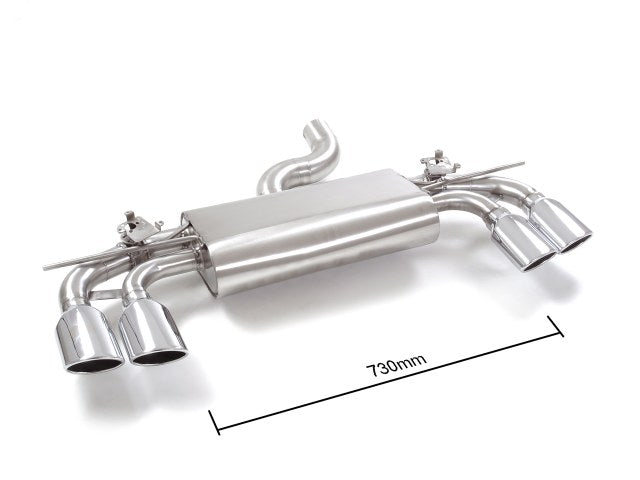 Silencieux arrière duplex Ragazzon en Inox (58.0917.35)