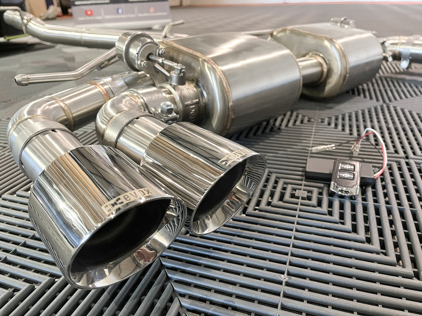 EVOX Silencieux ValveTronic VW Golf 7 R