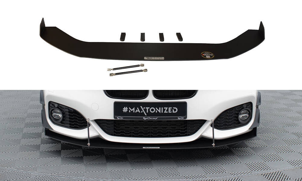 SPORT LAME DU PARE-CHOCS AVANT V.2 BMW 1 F20/F21 M-Power FACELIFT BM-1-F20F-M-CNC-FD2A