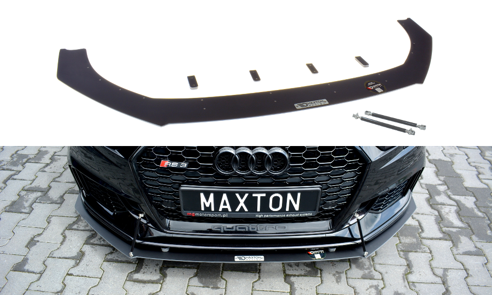 Sport Lame Du Pare-Chocs Avant V.1 Audi RS3 8V FL Sportback AU-RS3-8VF-CNC-FD1A
