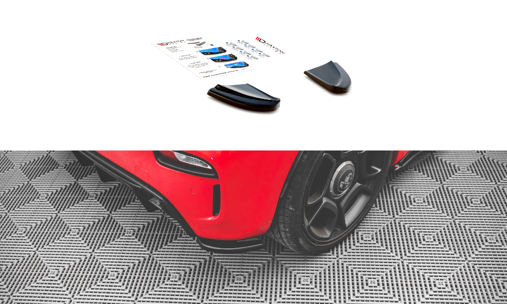 LAME DU PARE-CHOCS ARRIERE FIAT 500 ABARTH MK1 FACELIFT FI-500-1F-AB-RSD1G