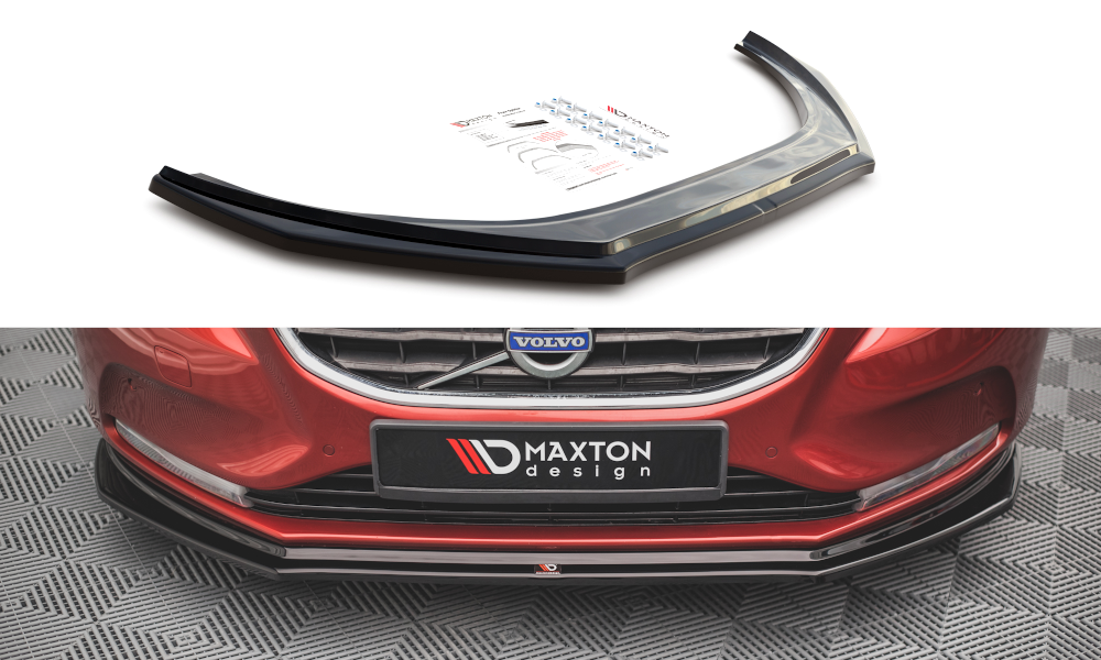 Lame du pare-chocs avant / Splitter Volvo V40 VO-V40-2-FD1G