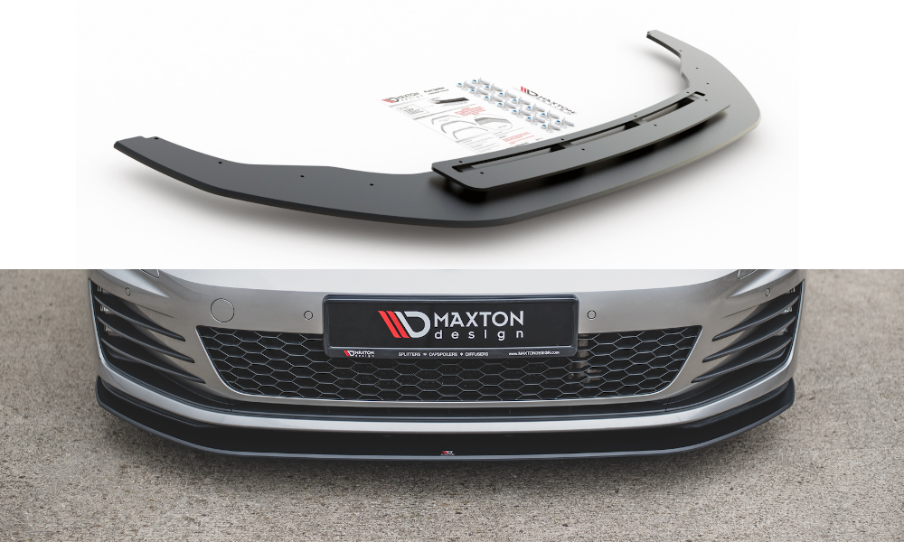 Sport Durabilité Lame Du Pare-Chocs Avant / Splitter VW Golf 7 GTI VWGO7GTICNC-FD2B