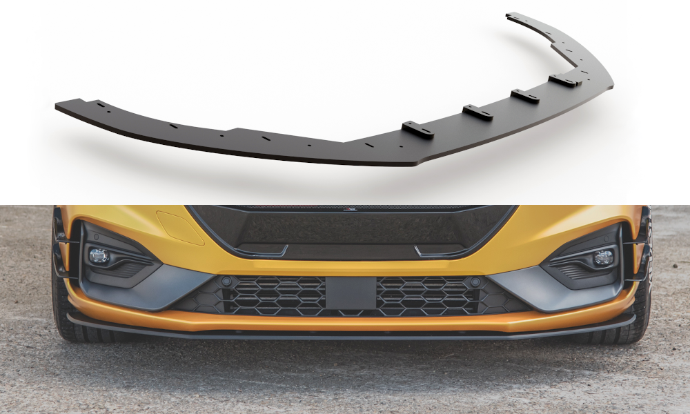 Sport Durabilité Lame Du Pare-Chocs Avant Ford Focus ST / ST-Line Mk4 FOFO4STCNC-FD1BRB