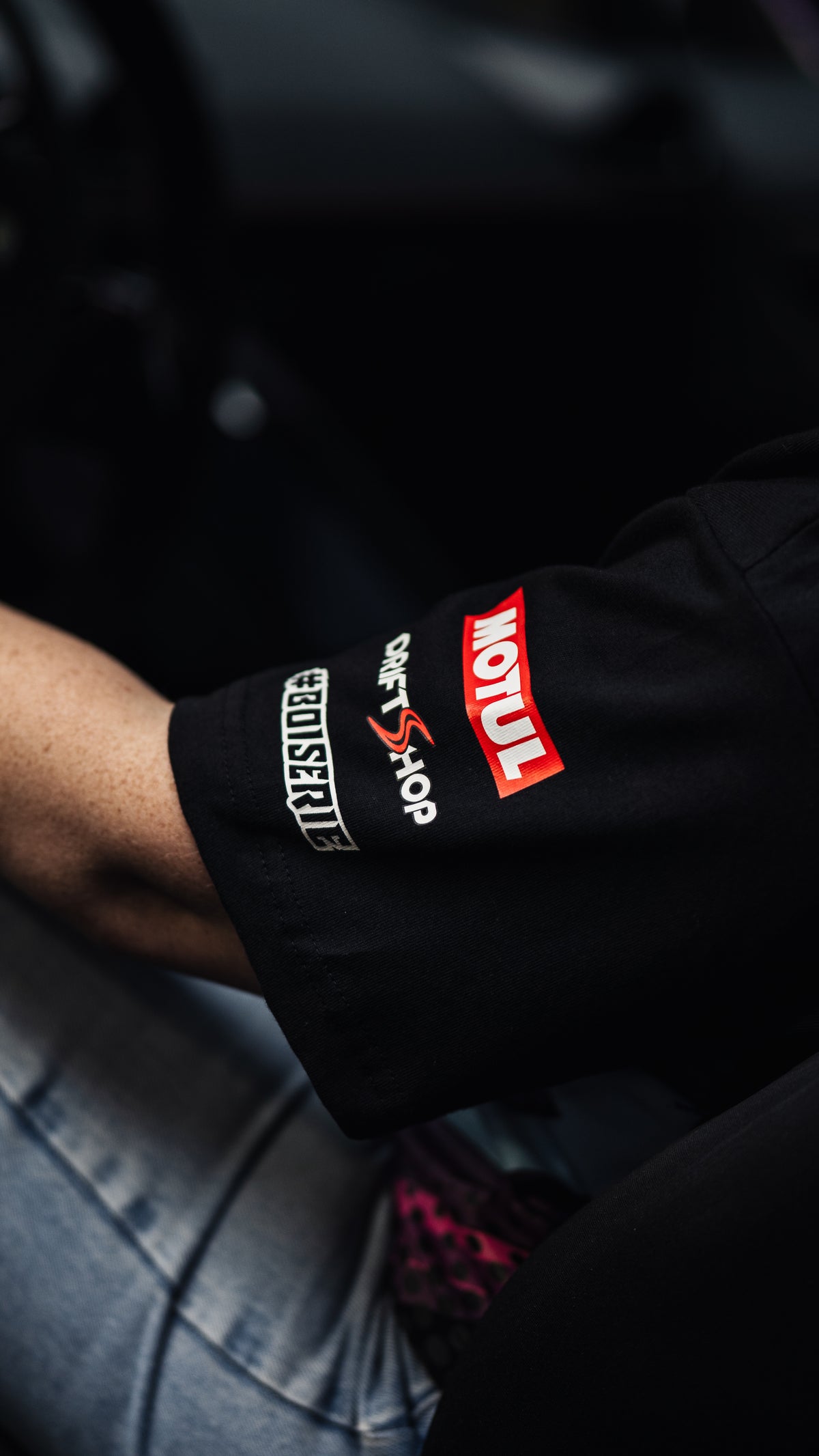 T-SHIRT NOIR TEAM DRIFT