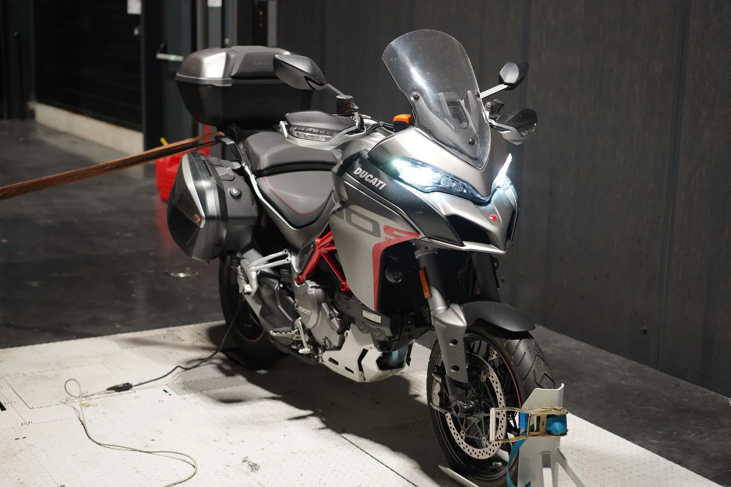 Passage au banc Moto