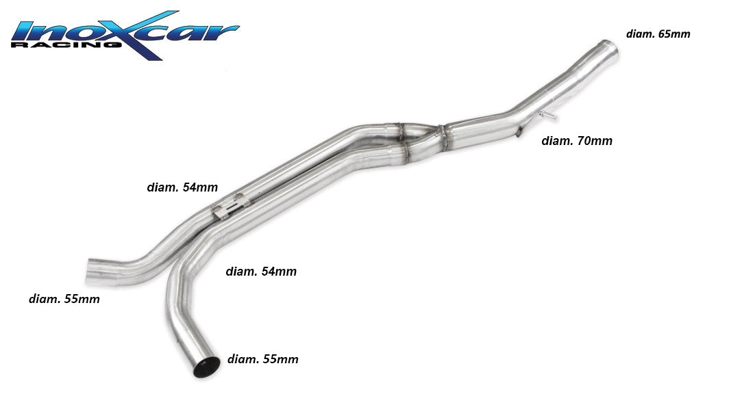 Tube central inoxcar TCMACAN.02