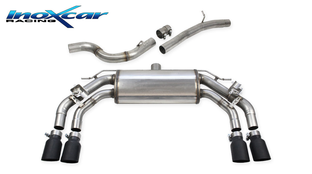 Catback INOXCAR VALV.FORM.02.90CBLACK