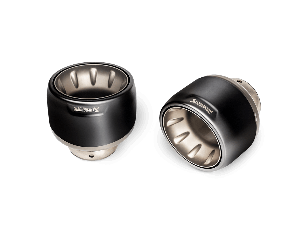Embouts en titane noir Akrapovic AKRA/TP-T/S/28