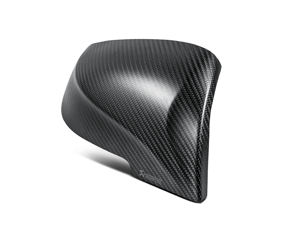 Coque de retroviseur en carbone mat Akrapovic WM-BM/CA/1/M
