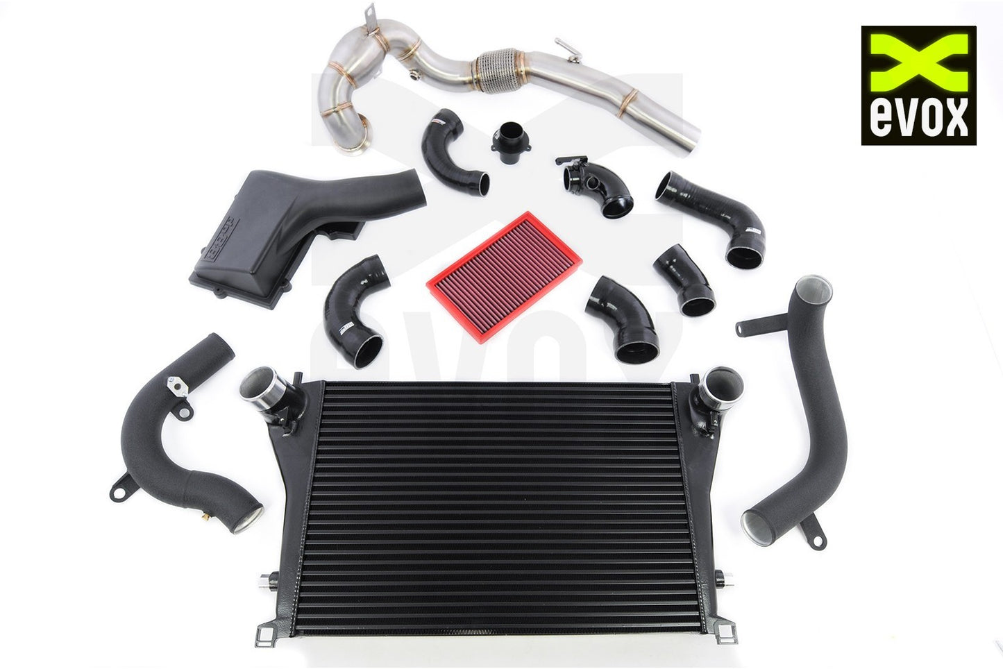 Pack Performance "Stage 2" by EVOX VW Golf 7 R Avec Durites "Big Pack" + Kit d'admission D088