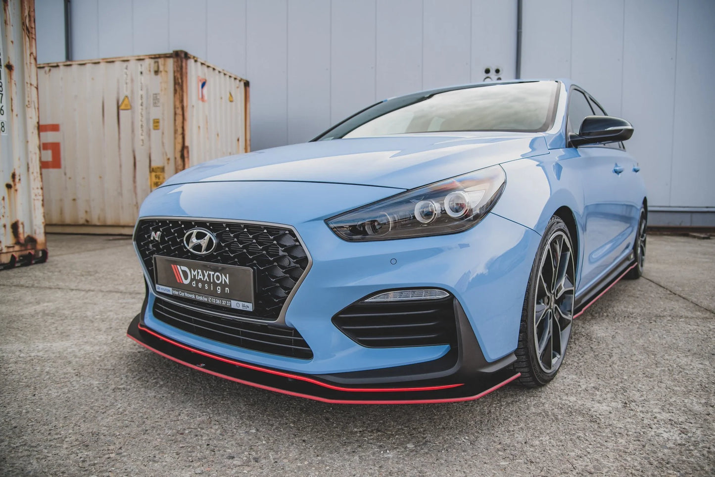 Sport Durabilité Lame Du Pare-Chocs Avant Hyundai I30 N Mk3 Hatchback / Fastback HYI303NCNC-FD2B