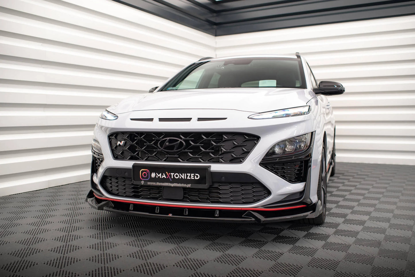 Lame Du Pare-Chocs Avant V.1 Hyundai Kona N Mk1 HY-KO-1-N-FD1G
