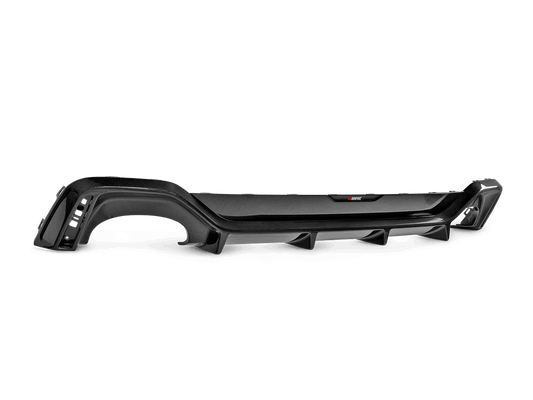 Diffuseur en carbone noir brillant Akrapovic DI-AU/CA/1/G