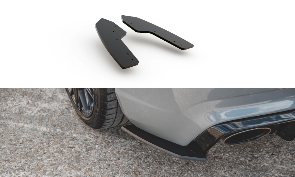 Sport Durabilité Lame Du Pare Chocs Arriere Audi RS3 8V Sportback AURS38VCNC-RSD1BRB