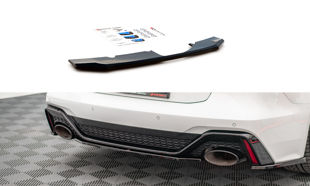 Central Arriere Splitter Audi RS6 C8 / RS7 C8 AU-RS6-C8-RD1G