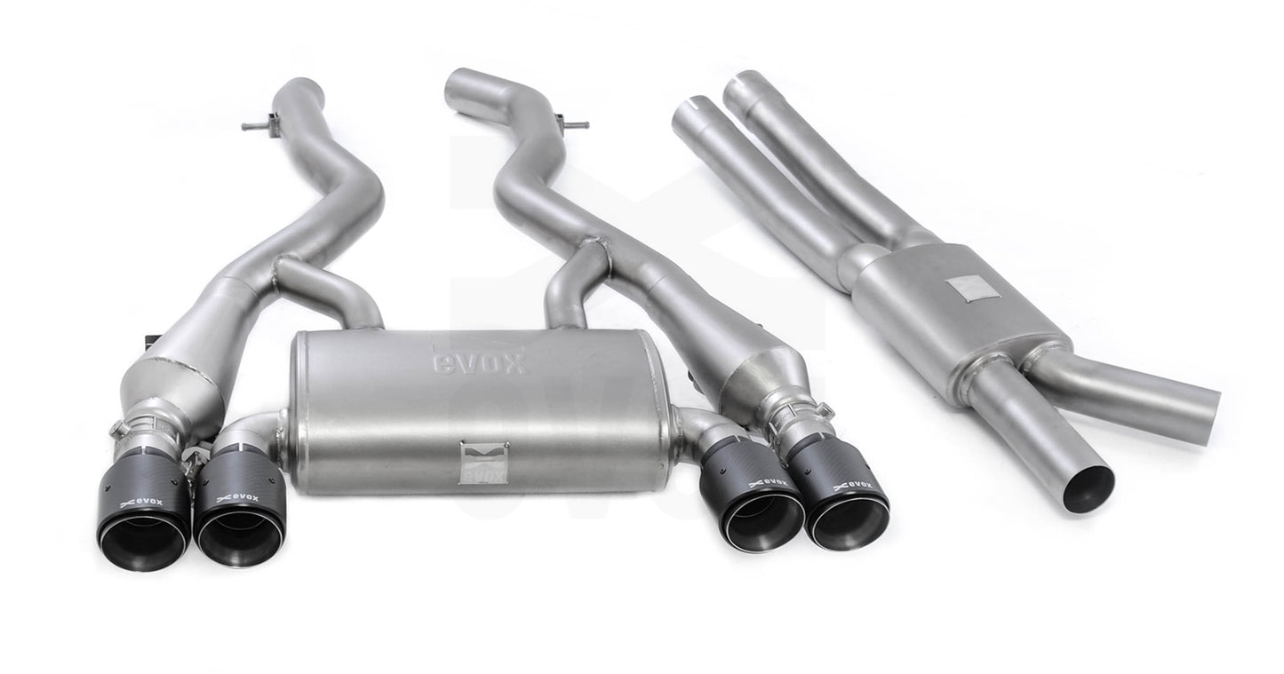 EVOX Silencieux ValveTronic RACE BMW M3 (F80) Noir Mat