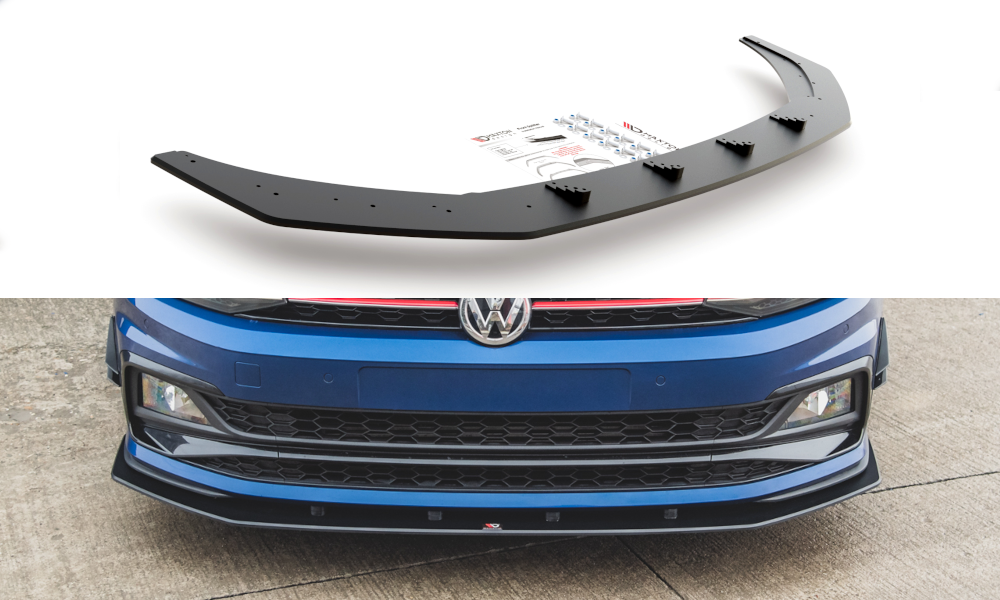 Sport Durabilité Lame Du Pare-Chocs Avant Volkswagen Polo GTI Mk6 VWPO6GTICNC-FD3BRB