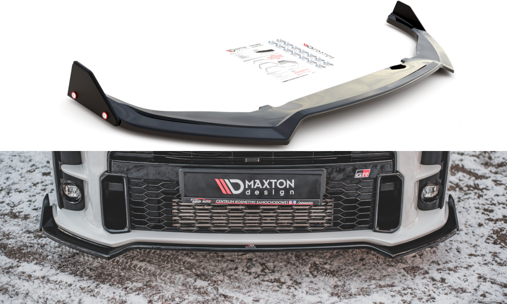 Lame Du Pare-Chocs Avant V.3 + Ailerons Toyota GR Yaris Mk4 TO-YA-4-GR4-FD3G+FSF