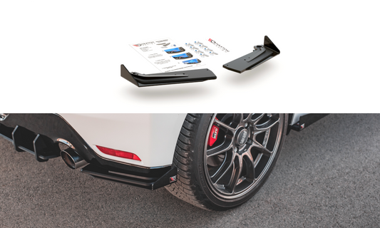 Sport Durabilité Lame Du Pare Chocs Arriere + Flaps Toyota GR Yaris Mk4 TOYA4GR4CNC-RSD1B+RSF1G